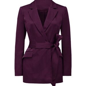Banana Republic Deep Purple Women's Blazer